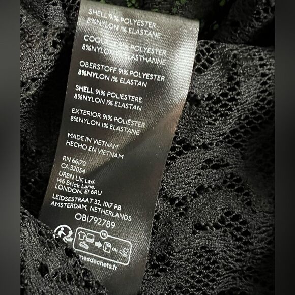 Free People x Revolve Adored Maxi Black Lace Dress - Picture 11 of 11